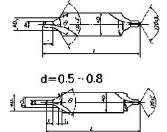 IMPA手冊 編號630556中心鉆頭(圖1) IMPA手冊 編號630556中心鉆頭(圖1)