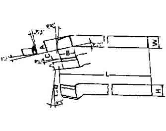IMPA手冊(cè) 編號(hào)63302915型(左/右)高速鋼頭車(chē)刀(圖1) IMPA手冊(cè) 編號(hào)63302915型(左/右)高速鋼頭車(chē)刀(圖1)