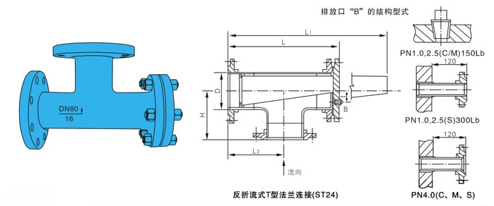 SRT-T型管道過(guò)濾器(圖7)
