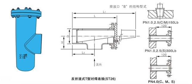 ST36對(duì)焊連接反折流T型過(guò)濾器(圖5)