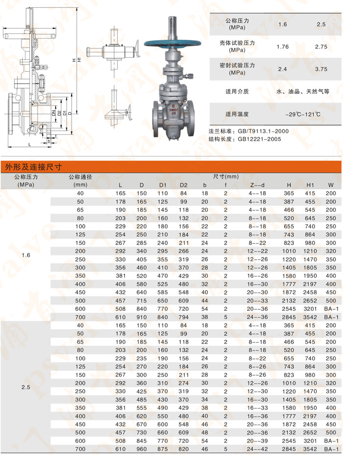 帶導(dǎo)流孔平板閘閥(圖1)